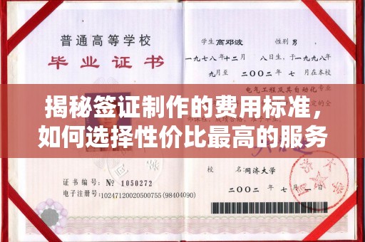 翁源揭秘签证制作的费用标准，如何选择性价比最高的服务？